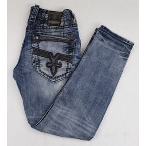 Rock Revival Urban Chic Straight Stretch Jeans Men’s Size 32